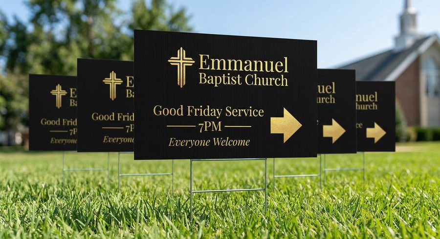 Church Yard Sign
